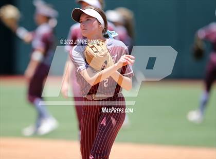 Thumbnail 2 in Hallettsville vs. Coahoma (UIL 3A Softball Final) photogallery.