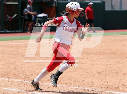 Thumbnail 2 in Hallettsville vs. Coahoma (UIL 3A Softball Final) photogallery.