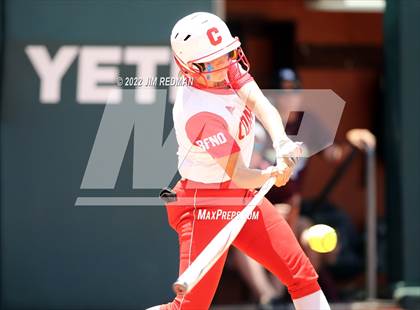 Thumbnail 2 in Hallettsville vs. Coahoma (UIL 3A Softball Final) photogallery.