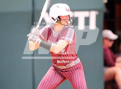Thumbnail 3 in Hallettsville vs. Coahoma (UIL 3A Softball Final) photogallery.