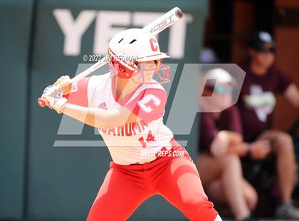 Thumbnail 2 in Hallettsville vs. Coahoma (UIL 3A Softball Final) photogallery.