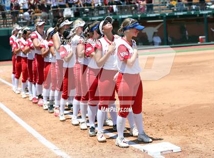 Thumbnail 1 in Hallettsville vs. Coahoma (UIL 3A Softball Final) photogallery.