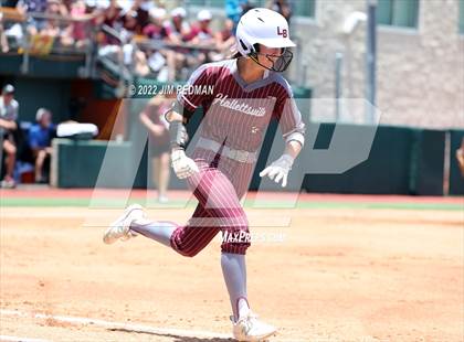 Thumbnail 2 in Hallettsville vs. Coahoma (UIL 3A Softball Final) photogallery.