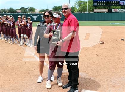 Thumbnail 3 in Hallettsville vs. Coahoma (UIL 3A Softball Final) photogallery.