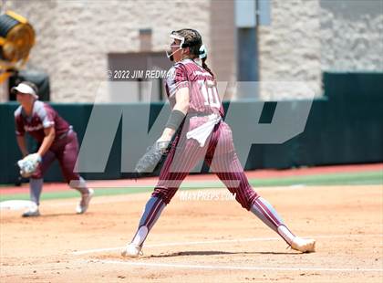 Thumbnail 2 in Hallettsville vs. Coahoma (UIL 3A Softball Final) photogallery.