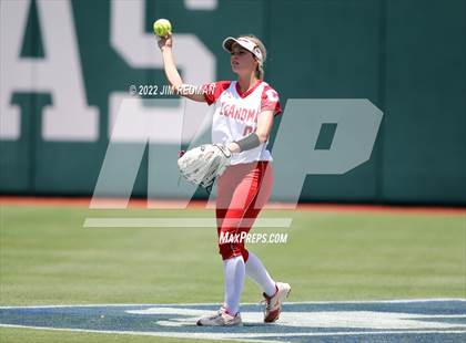 Thumbnail 2 in Hallettsville vs. Coahoma (UIL 3A Softball Final) photogallery.