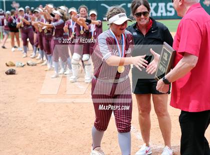 Thumbnail 2 in Hallettsville vs. Coahoma (UIL 3A Softball Final) photogallery.