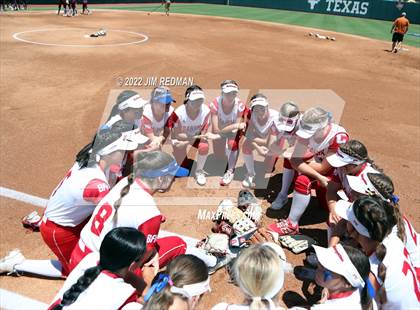 Thumbnail 1 in Hallettsville vs. Coahoma (UIL 3A Softball Final) photogallery.