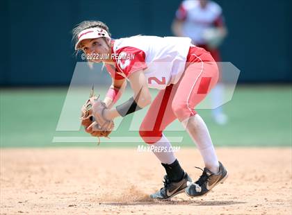 Thumbnail 2 in Hallettsville vs. Coahoma (UIL 3A Softball Final) photogallery.