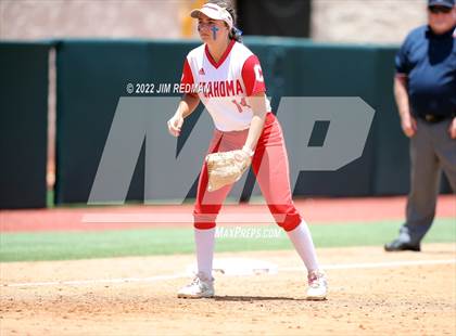 Thumbnail 2 in Hallettsville vs. Coahoma (UIL 3A Softball Final) photogallery.