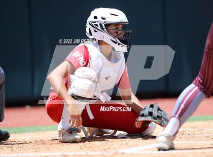 Thumbnail 2 in Hallettsville vs. Coahoma (UIL 3A Softball Final) photogallery.
