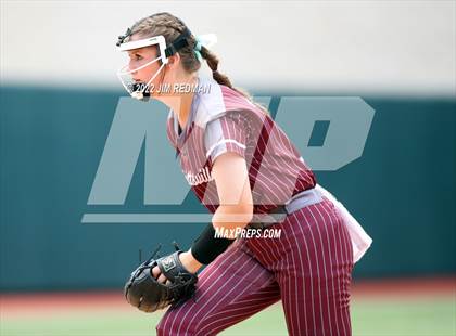 Thumbnail 3 in Hallettsville vs. Coahoma (UIL 3A Softball Final) photogallery.