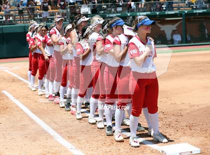 Thumbnail 2 in Hallettsville vs. Coahoma (UIL 3A Softball Final) photogallery.