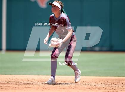 Thumbnail 2 in Hallettsville vs. Coahoma (UIL 3A Softball Final) photogallery.