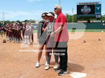 Thumbnail 3 in Hallettsville vs. Coahoma (UIL 3A Softball Final) photogallery.