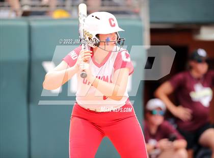 Thumbnail 3 in Hallettsville vs. Coahoma (UIL 3A Softball Final) photogallery.