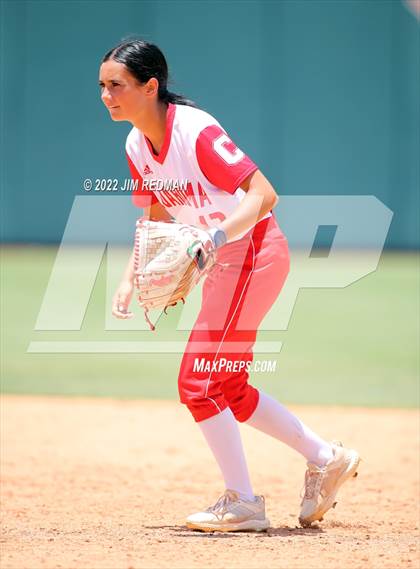 Thumbnail 1 in Hallettsville vs. Coahoma (UIL 3A Softball Final) photogallery.