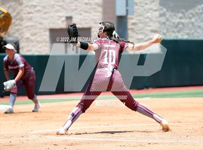 Thumbnail 1 in Hallettsville vs. Coahoma (UIL 3A Softball Final) photogallery.