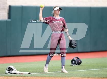 Thumbnail 3 in Hallettsville vs. Coahoma (UIL 3A Softball Final) photogallery.