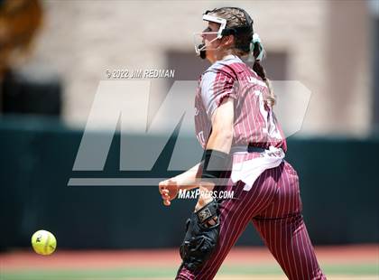 Thumbnail 2 in Hallettsville vs. Coahoma (UIL 3A Softball Final) photogallery.