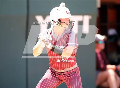 Thumbnail 1 in Hallettsville vs. Coahoma (UIL 3A Softball Final) photogallery.