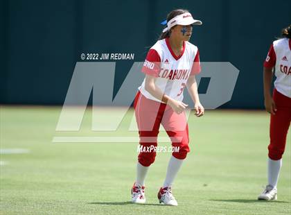 Thumbnail 1 in Hallettsville vs. Coahoma (UIL 3A Softball Final) photogallery.