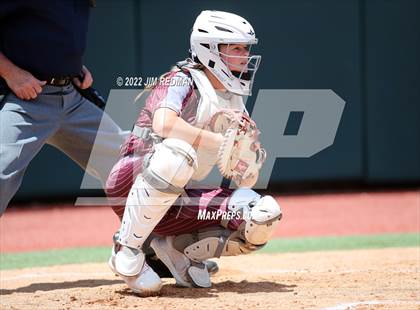 Thumbnail 2 in Hallettsville vs. Coahoma (UIL 3A Softball Final) photogallery.