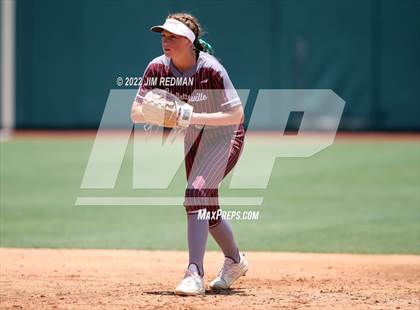 Thumbnail 3 in Hallettsville vs. Coahoma (UIL 3A Softball Final) photogallery.