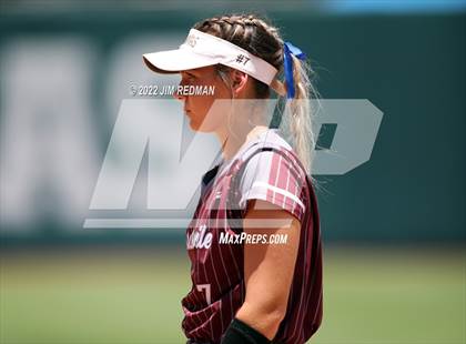 Thumbnail 2 in Hallettsville vs. Coahoma (UIL 3A Softball Final) photogallery.