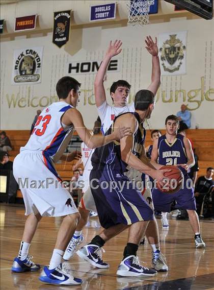 Thumbnail 1 in Southwestern vs. Boulder (RockCanyon Winter Shootout) photogallery.