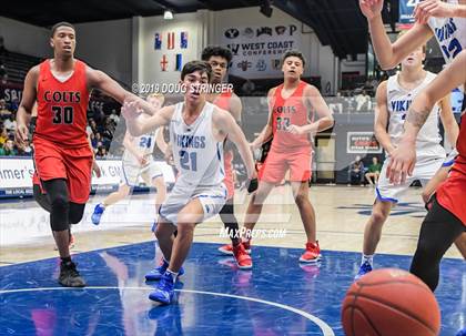Thumbnail 3 in Pleasant Grove vs. James Logan (MaxPreps MLK Classic) photogallery.