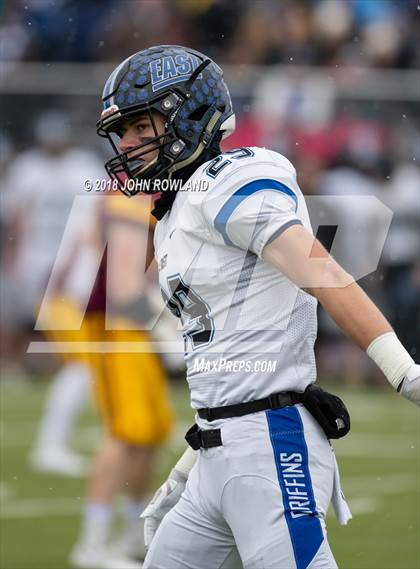 Thumbnail 3 in Lincoln-Way East vs. Loyola Academy (IHSA 8A Semifinal) photogallery.