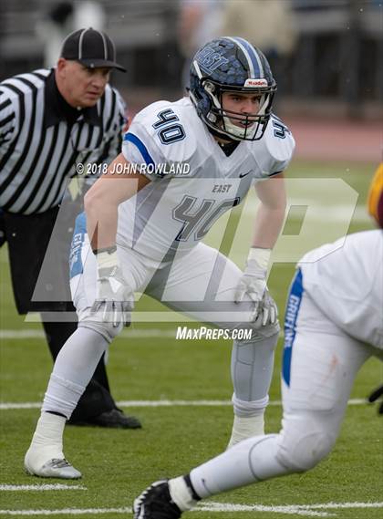 Thumbnail 1 in Lincoln-Way East vs. Loyola Academy (IHSA 8A Semifinal) photogallery.