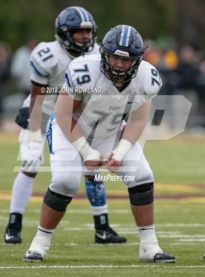 Thumbnail 2 in Lincoln-Way East vs. Loyola Academy (IHSA 8A Semifinal) photogallery.