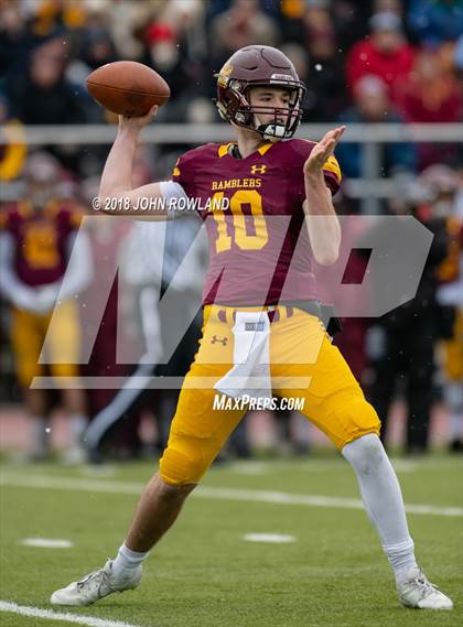 Thumbnail 1 in Lincoln-Way East vs. Loyola Academy (IHSA 8A Semifinal) photogallery.