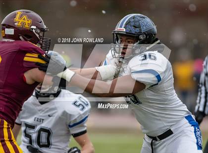 Thumbnail 2 in Lincoln-Way East vs. Loyola Academy (IHSA 8A Semifinal) photogallery.