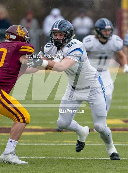 Thumbnail 1 in Lincoln-Way East vs. Loyola Academy (IHSA 8A Semifinal) photogallery.