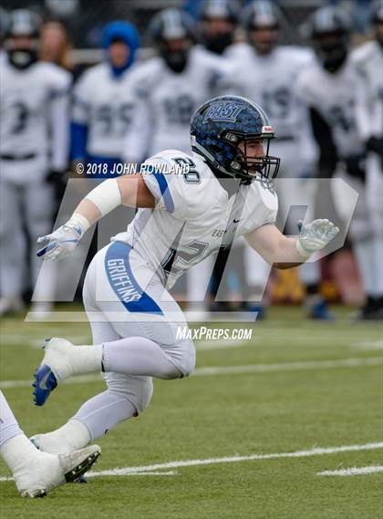 Thumbnail 1 in Lincoln-Way East vs. Loyola Academy (IHSA 8A Semifinal) photogallery.