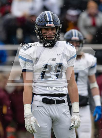 Thumbnail 3 in Lincoln-Way East vs. Loyola Academy (IHSA 8A Semifinal) photogallery.