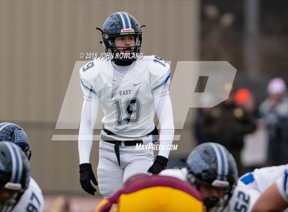 Thumbnail 1 in Lincoln-Way East vs. Loyola Academy (IHSA 8A Semifinal) photogallery.