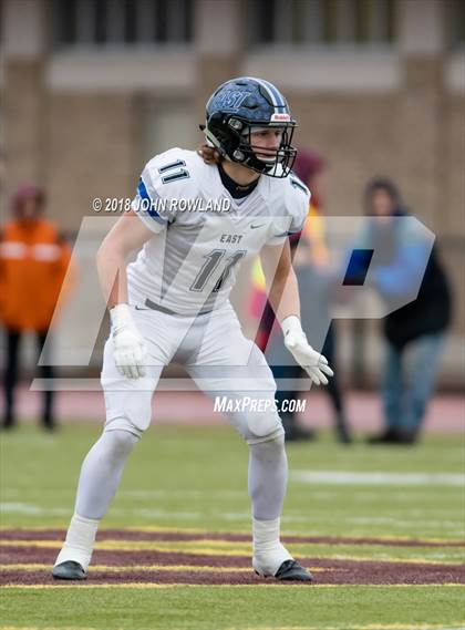 Thumbnail 1 in Lincoln-Way East vs. Loyola Academy (IHSA 8A Semifinal) photogallery.
