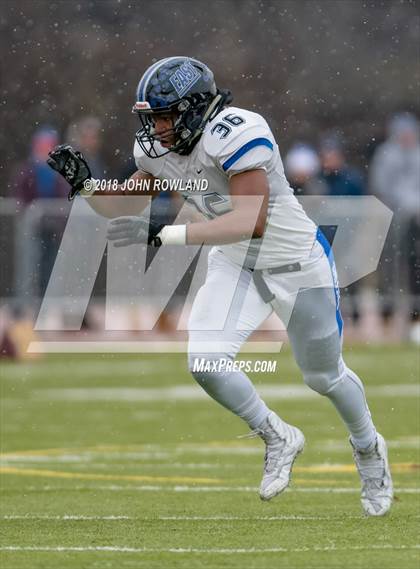 Thumbnail 1 in Lincoln-Way East vs. Loyola Academy (IHSA 8A Semifinal) photogallery.