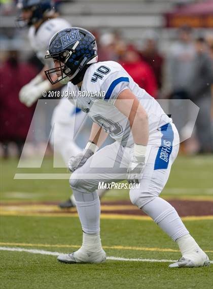Thumbnail 1 in Lincoln-Way East vs. Loyola Academy (IHSA 8A Semifinal) photogallery.