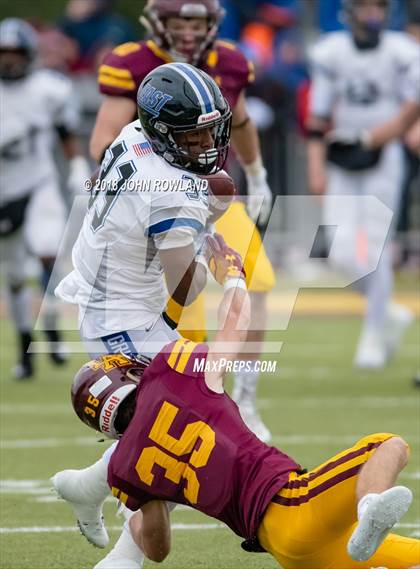Thumbnail 1 in Lincoln-Way East vs. Loyola Academy (IHSA 8A Semifinal) photogallery.