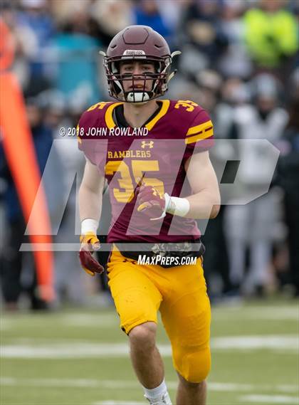 Thumbnail 3 in Lincoln-Way East vs. Loyola Academy (IHSA 8A Semifinal) photogallery.