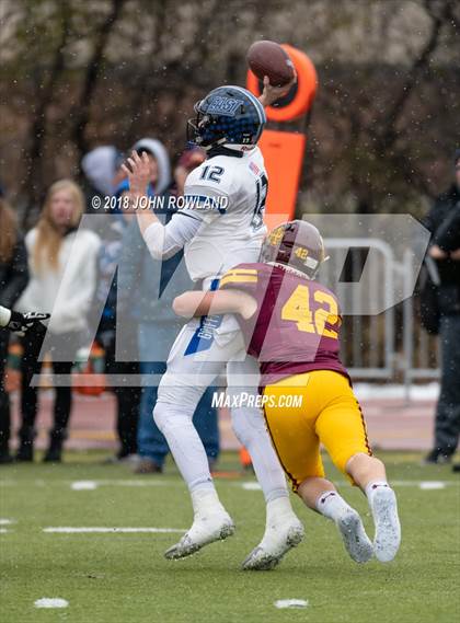 Thumbnail 2 in Lincoln-Way East vs. Loyola Academy (IHSA 8A Semifinal) photogallery.