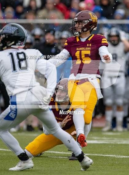 Thumbnail 3 in Lincoln-Way East vs. Loyola Academy (IHSA 8A Semifinal) photogallery.