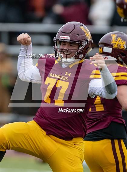 Thumbnail 2 in Lincoln-Way East vs. Loyola Academy (IHSA 8A Semifinal) photogallery.