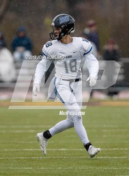 Thumbnail 2 in Lincoln-Way East vs. Loyola Academy (IHSA 8A Semifinal) photogallery.