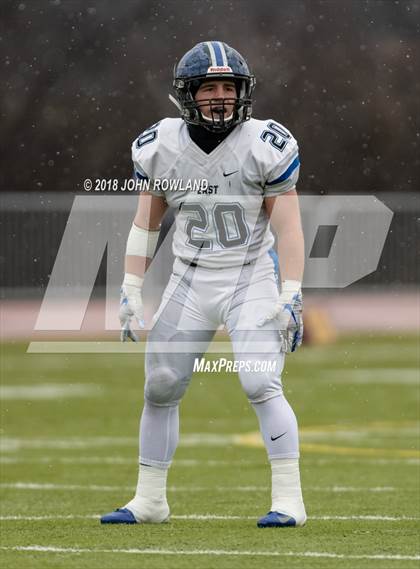 Thumbnail 1 in Lincoln-Way East vs. Loyola Academy (IHSA 8A Semifinal) photogallery.